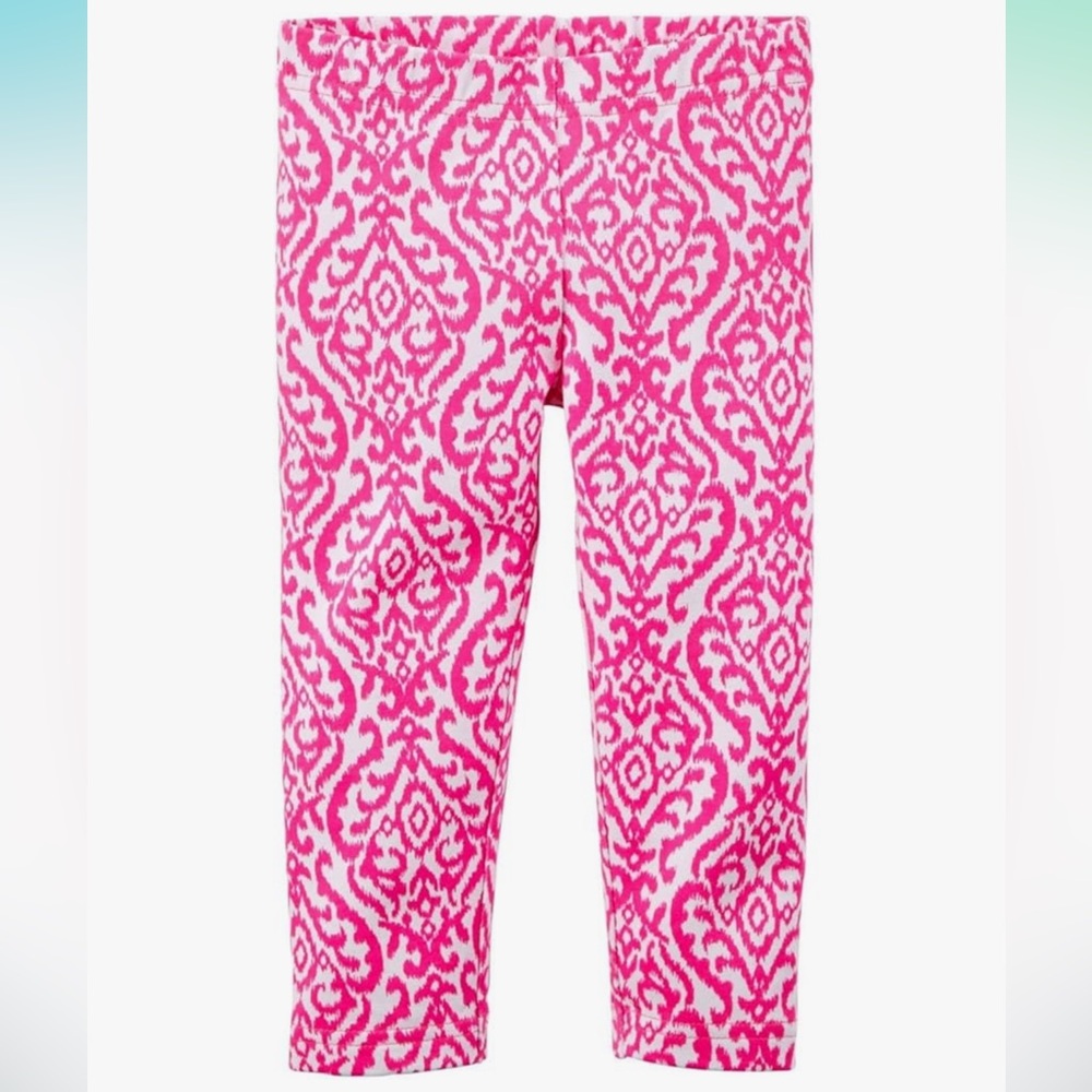 NWT • Carter's • Pink Pattern Bundle • Single Legging x 3 • 236G164 • Size 6M •